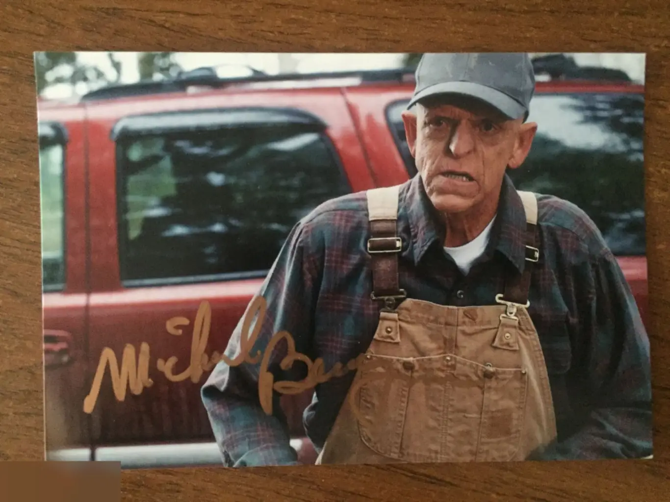 Майкл Берриман автограф на фото