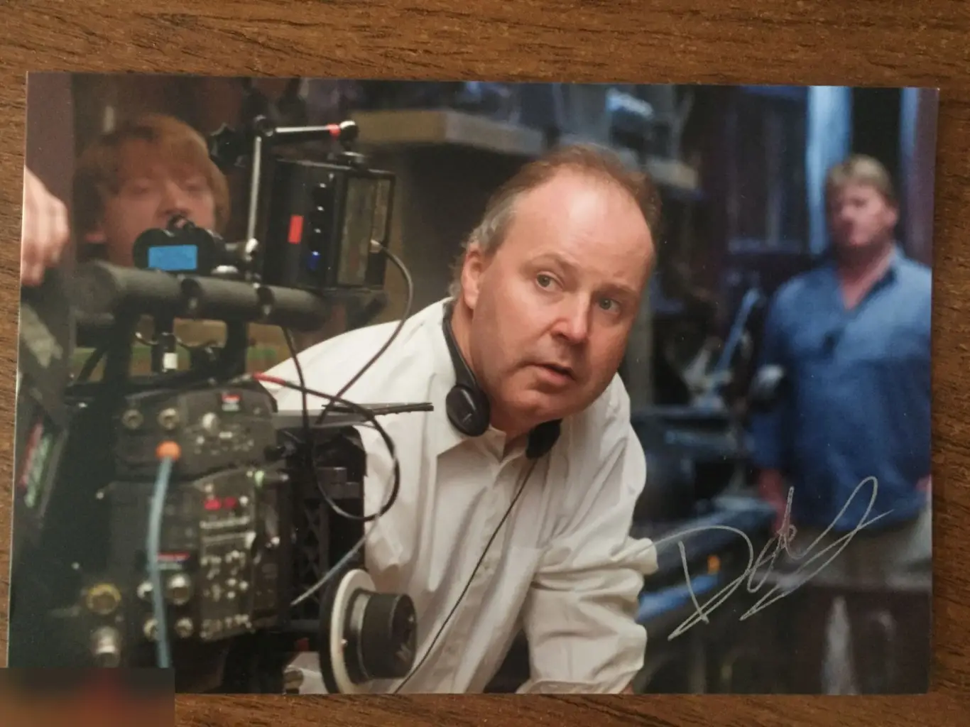 Дэвид Йейтс автограф на фото