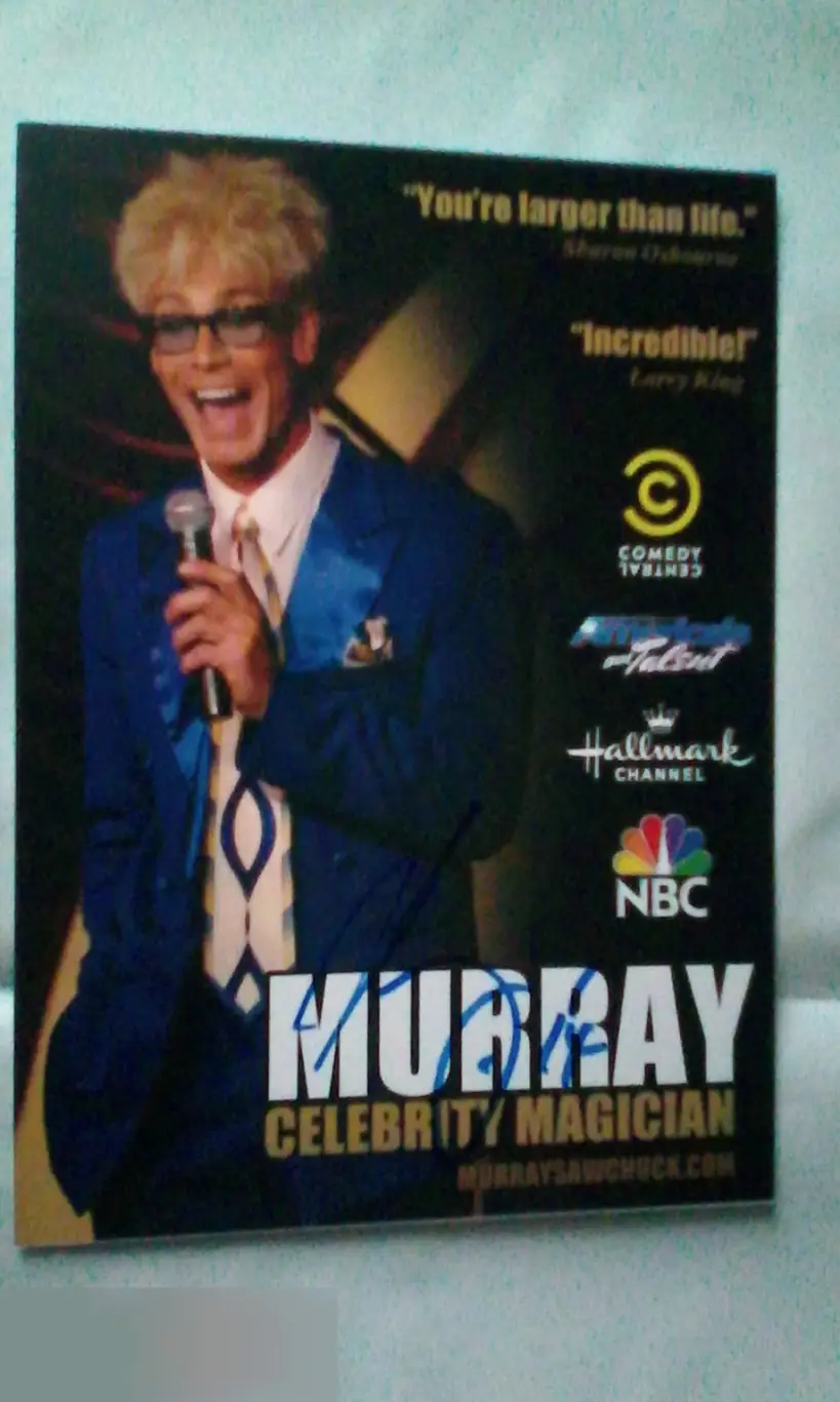 Мюррэй Соучак автограф 1