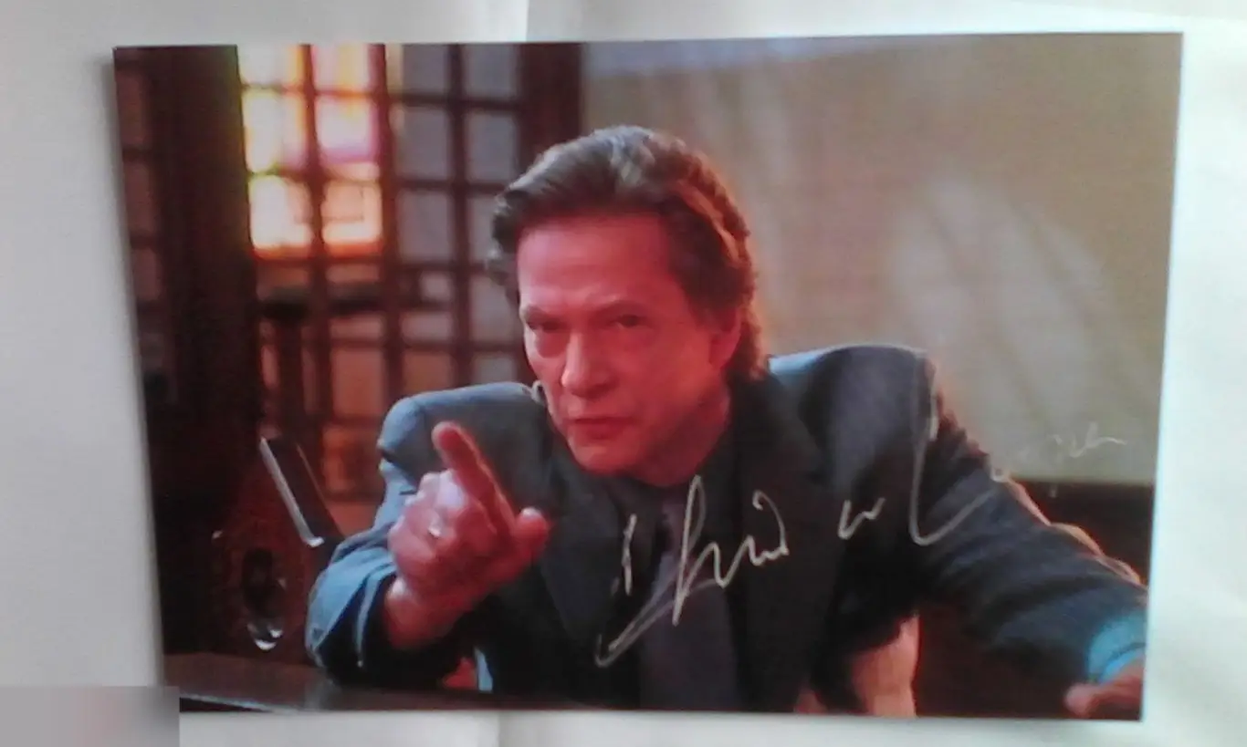 Крис Купер автограф на фото Трасса 60