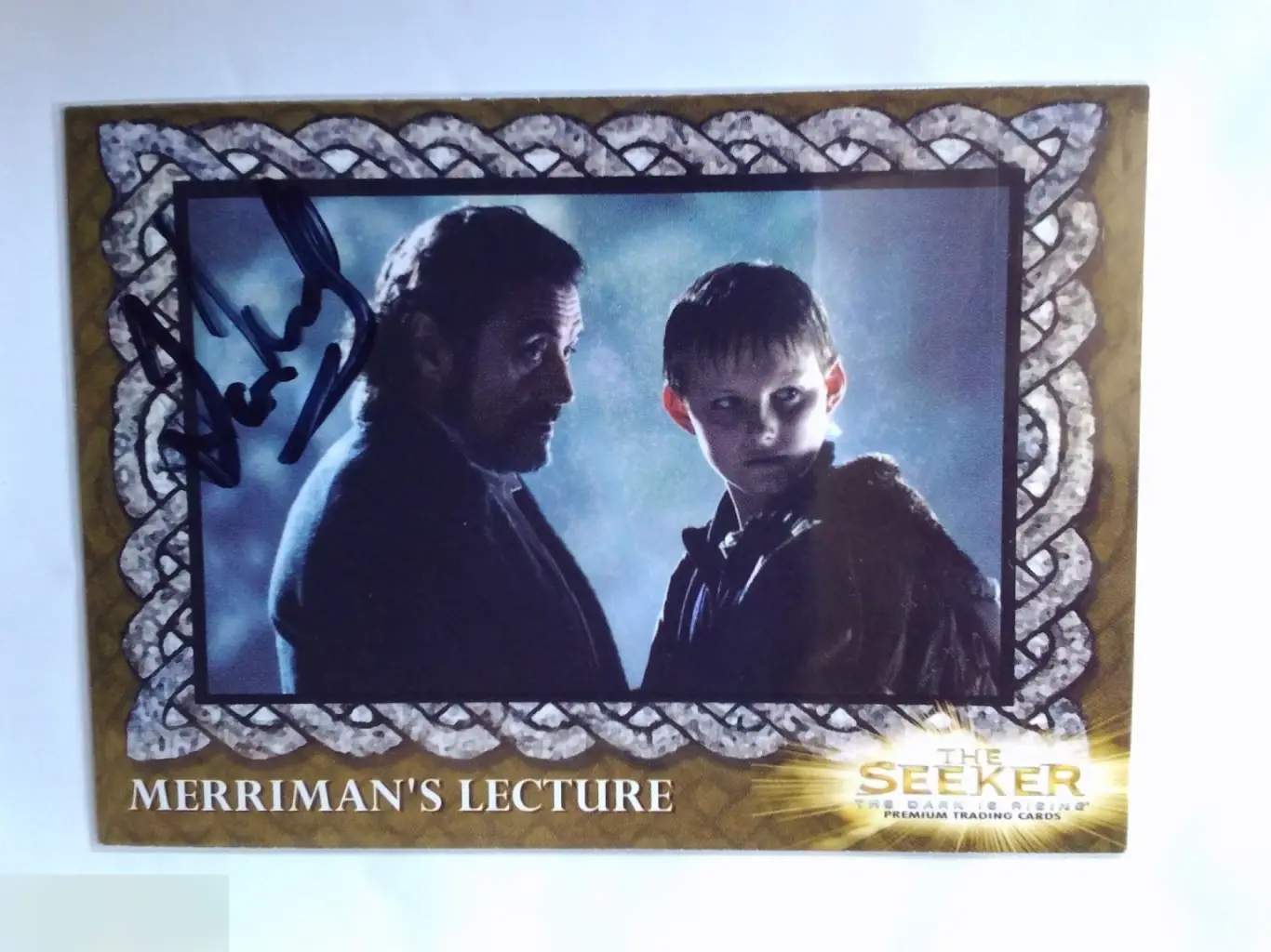 Иэн Макшейн автограф на карточке