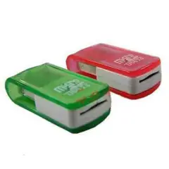 Картридер кардридер адаптер MicroSD USB красный