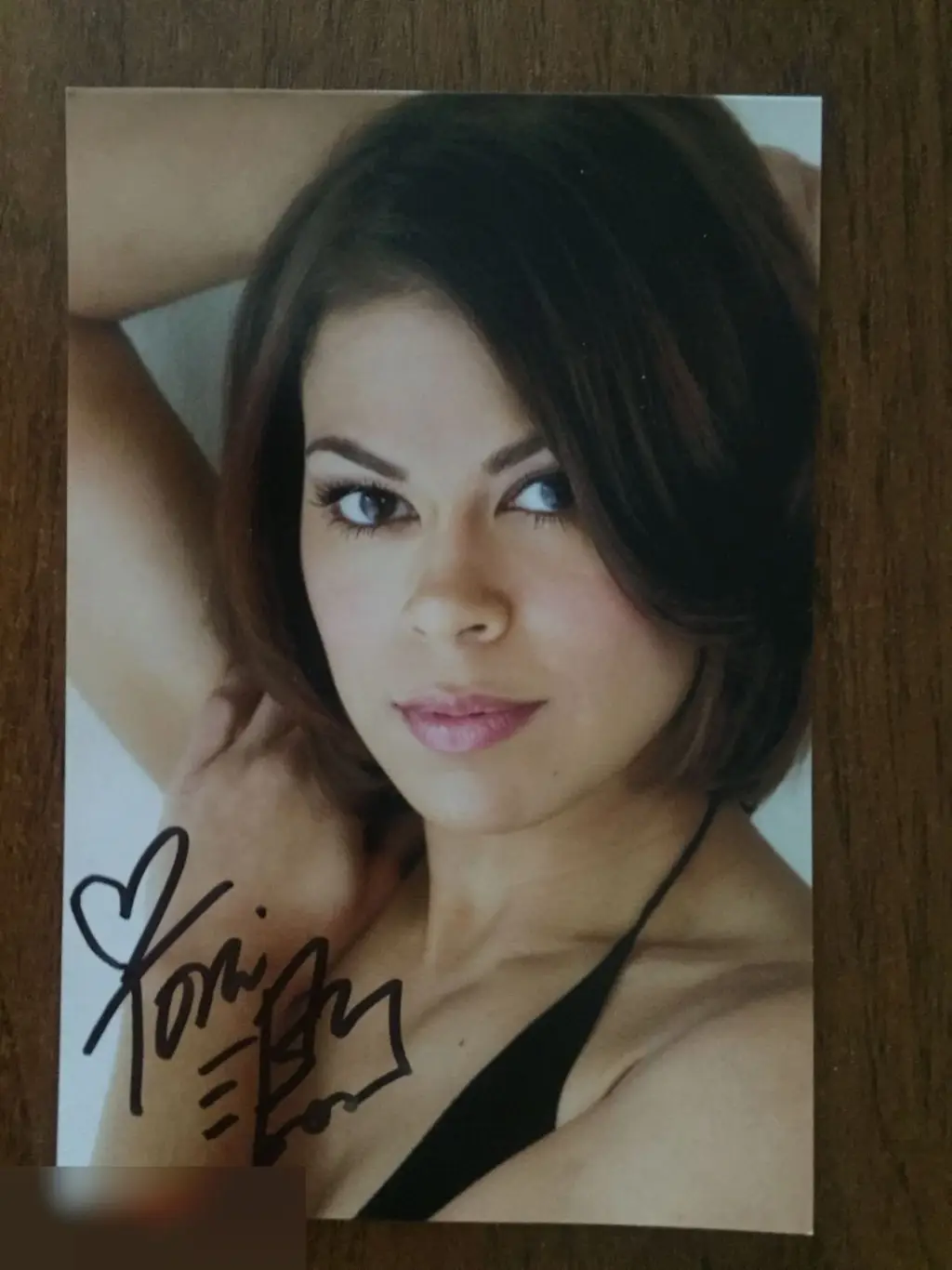 Тони Тракс автограф на фото