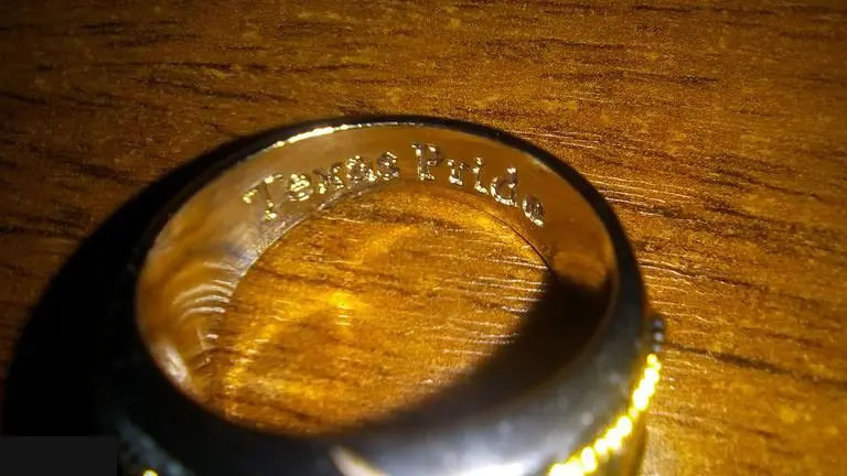 Texas Pride Техас кольцо унисекс размер американский 9 (российский 18,9) 5