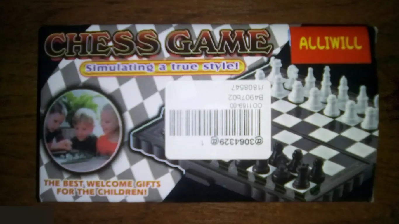 Шахматы портативные дорожные 13 см 1