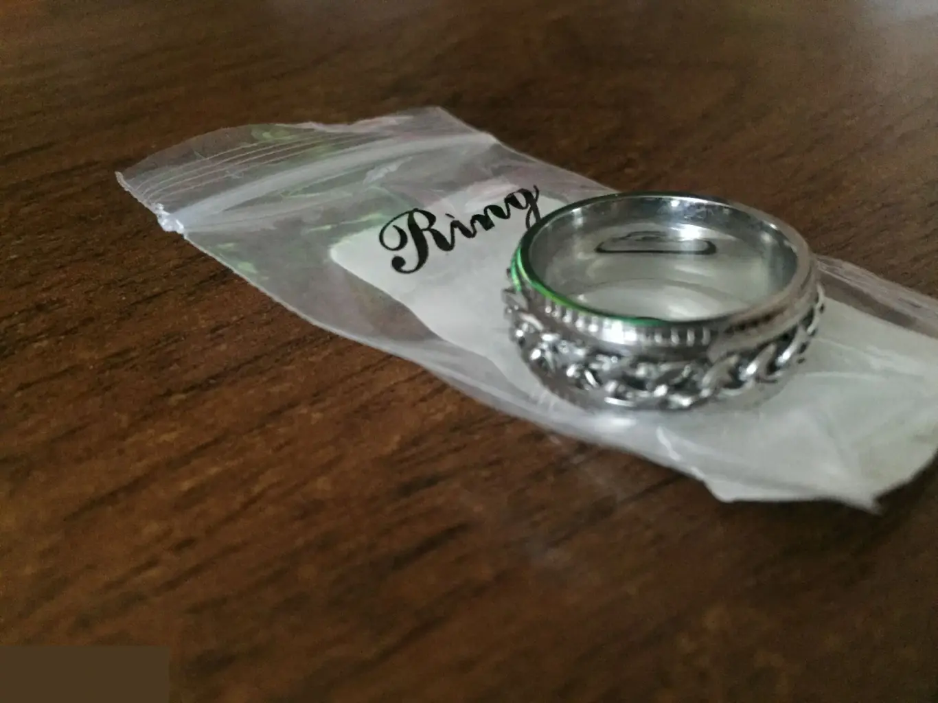 Кольцо мужское размер 8