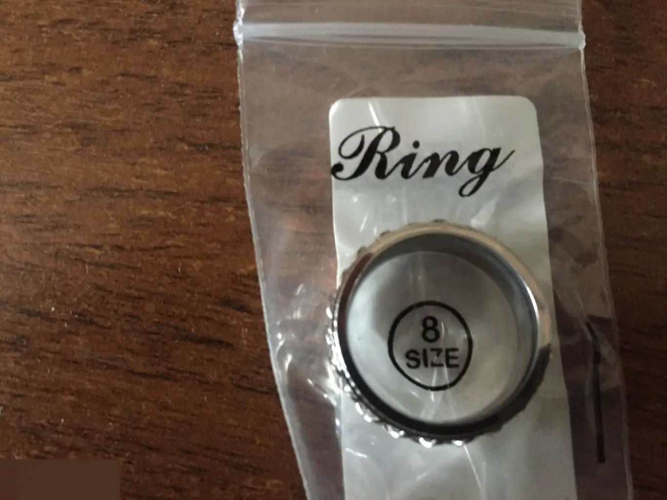 Кольцо мужское размер 8 2