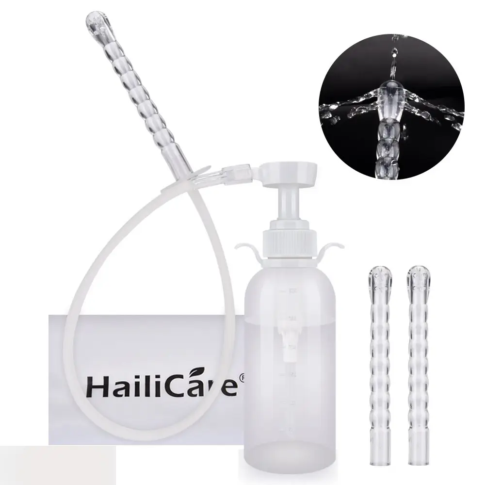 Бутылка-клизма 300 мл многоразовая с тремя насадками