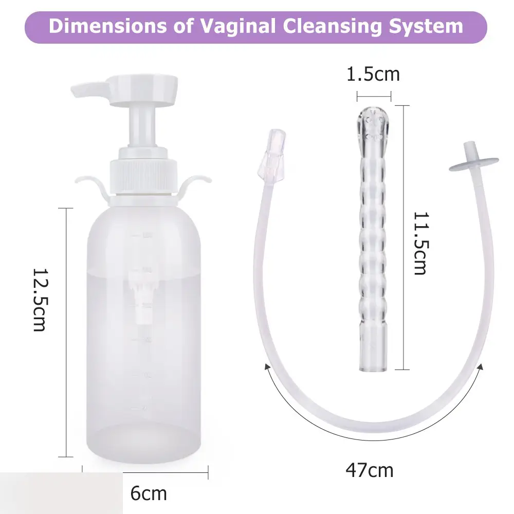 Бутылка-клизма 300 мл многоразовая с тремя насадками 2