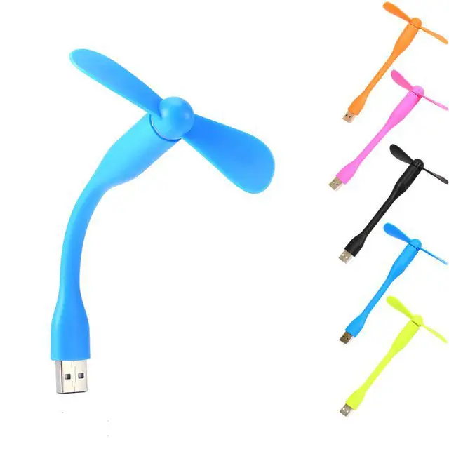 USB вентилятор синий