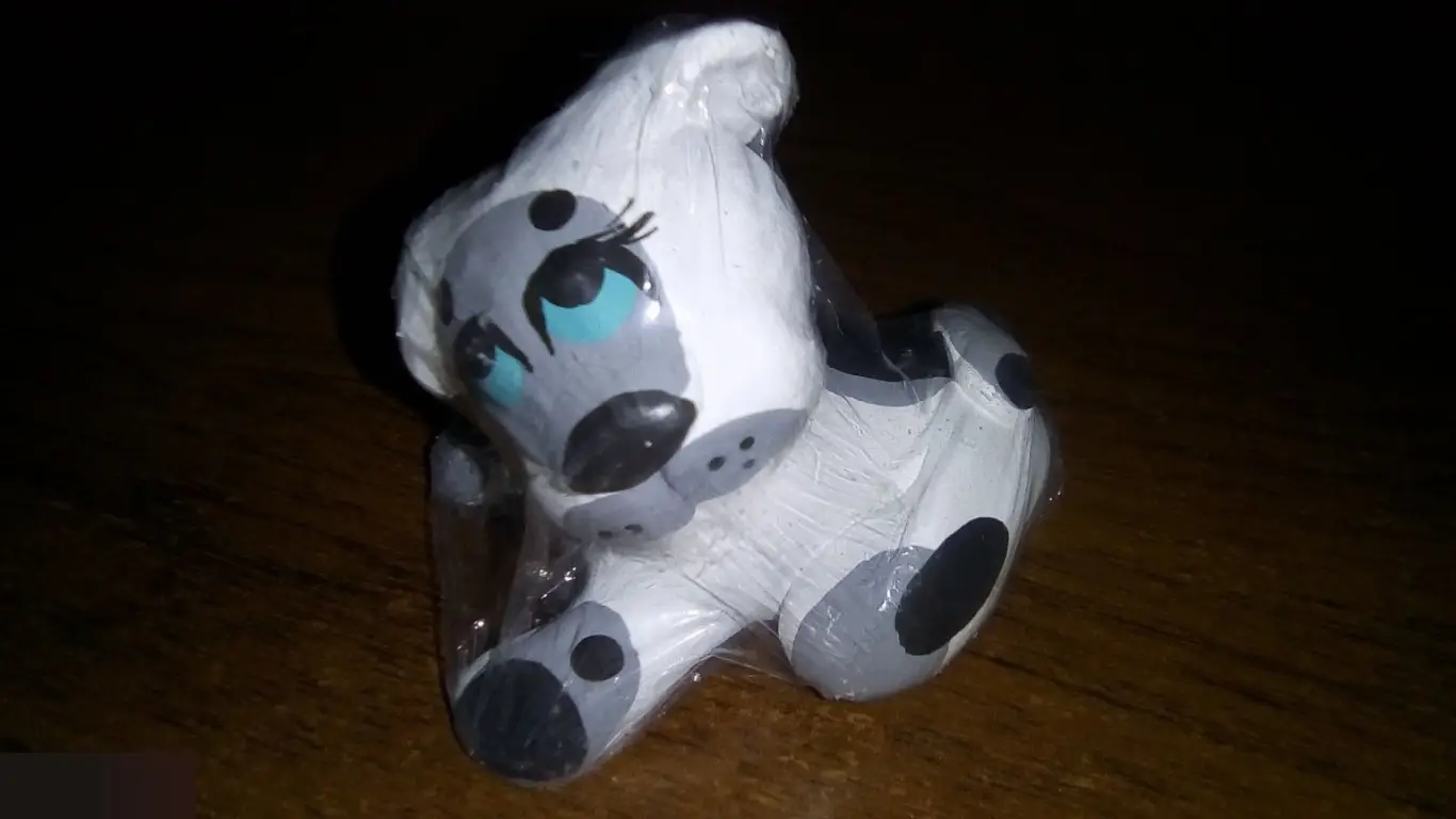 Собачка. Ковровская глиняная игрушка новая