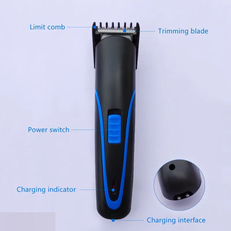 Машинка для стрижки волос с аккумулятором ZMS-688 1