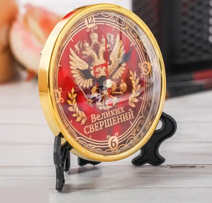 Великих свершений. Часы настольные на подставке 1