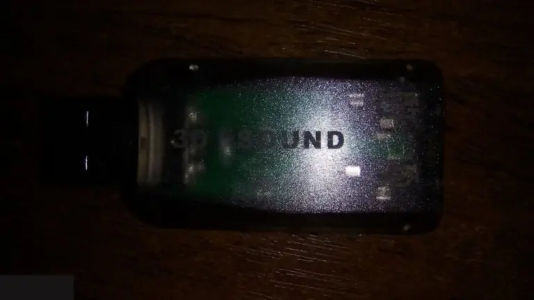 USB внешняя аудио звуковая карта черная 2