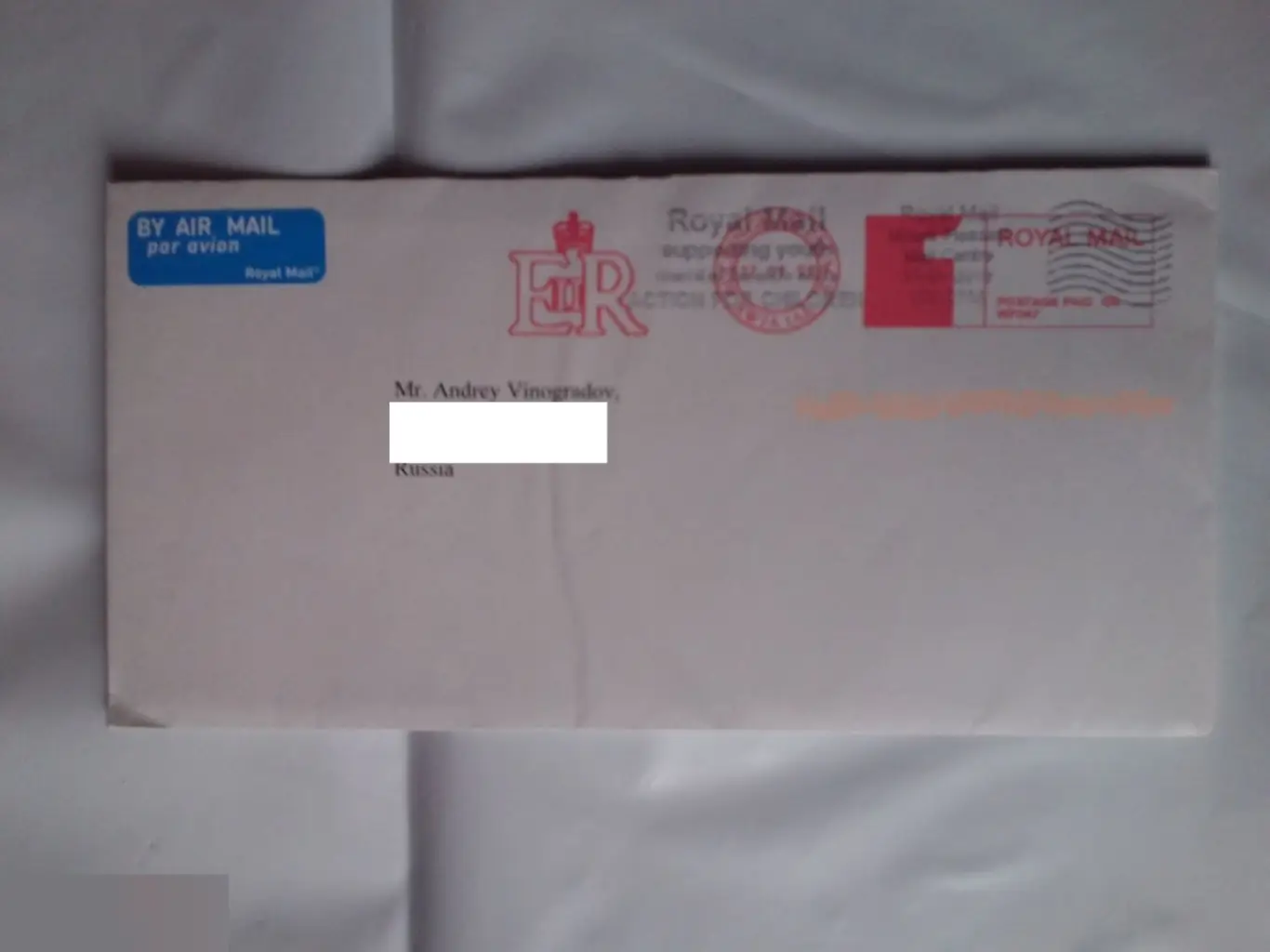 Конверт и письмо из Букингемского дворца 17.01.19 Чарльз, принц Уэльский 1