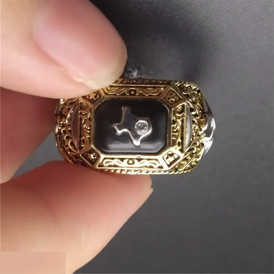 Texas Pride Техас кольцо унисекс размер американский 10 (российский 19,8)