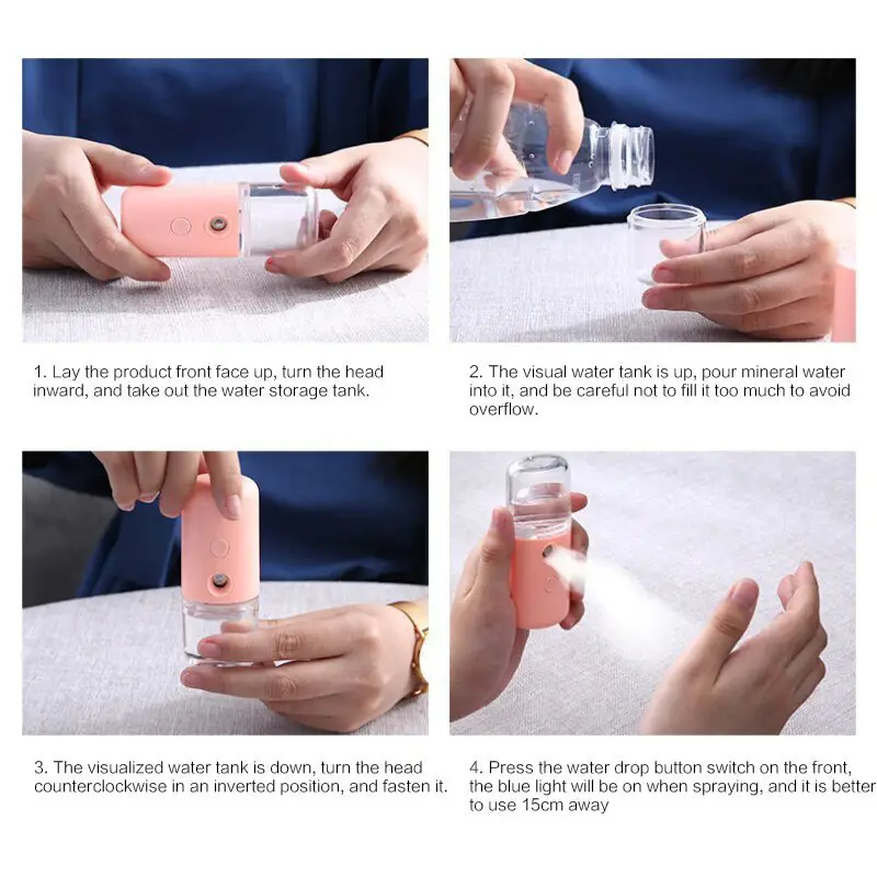 Увлажнитель портативный белый 30 мл 1