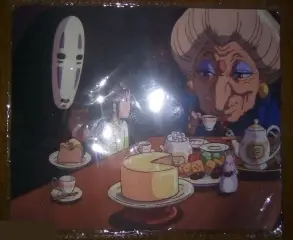 Унесённые призраками аниме коврик для мыши