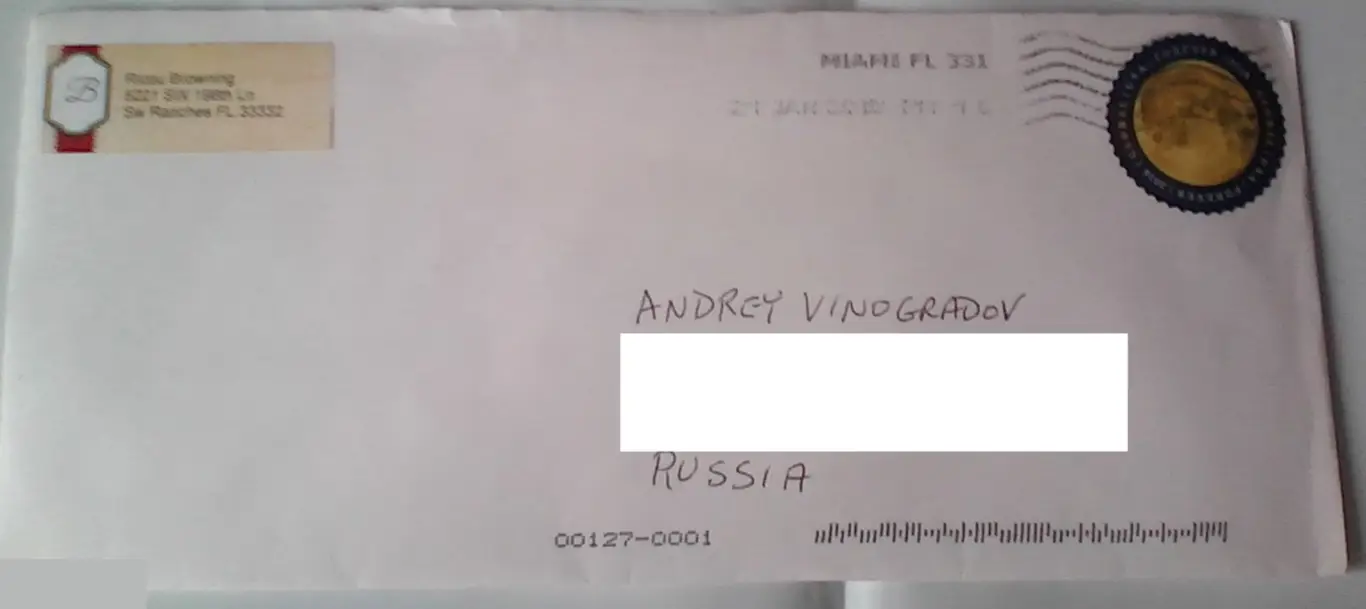 Конверт актёр Ricou Browning США 2018