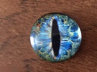 Глаз 24-25 мм стеклянный кабошон для украшений