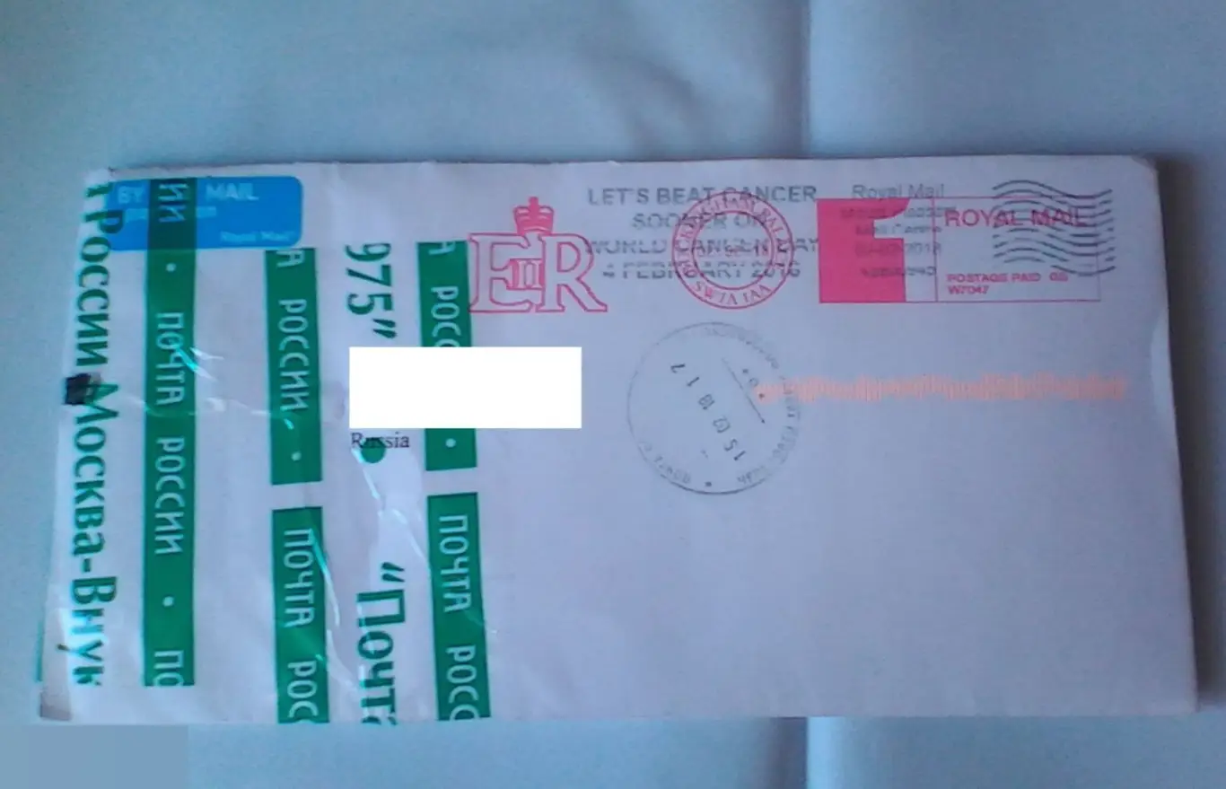 Конверт и письмо из Букингемского дворца 02.02.18 Чарльз, принц Уэльский 1