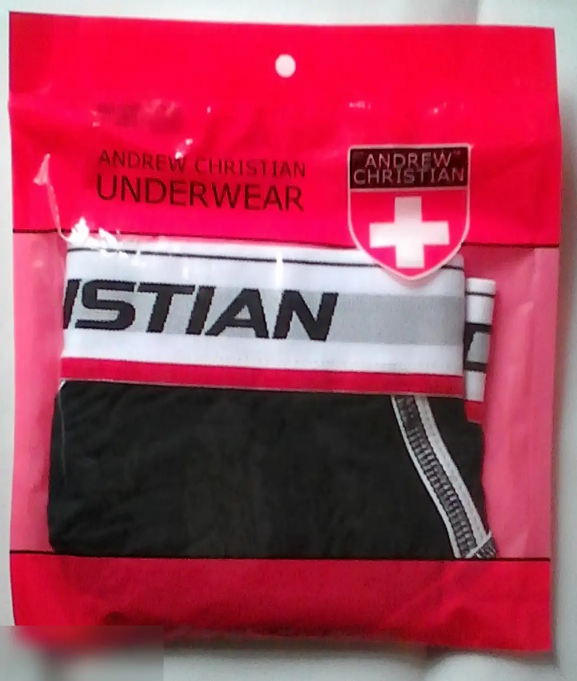 Джоки Andrew Christian 9193 новые черные размер L 2