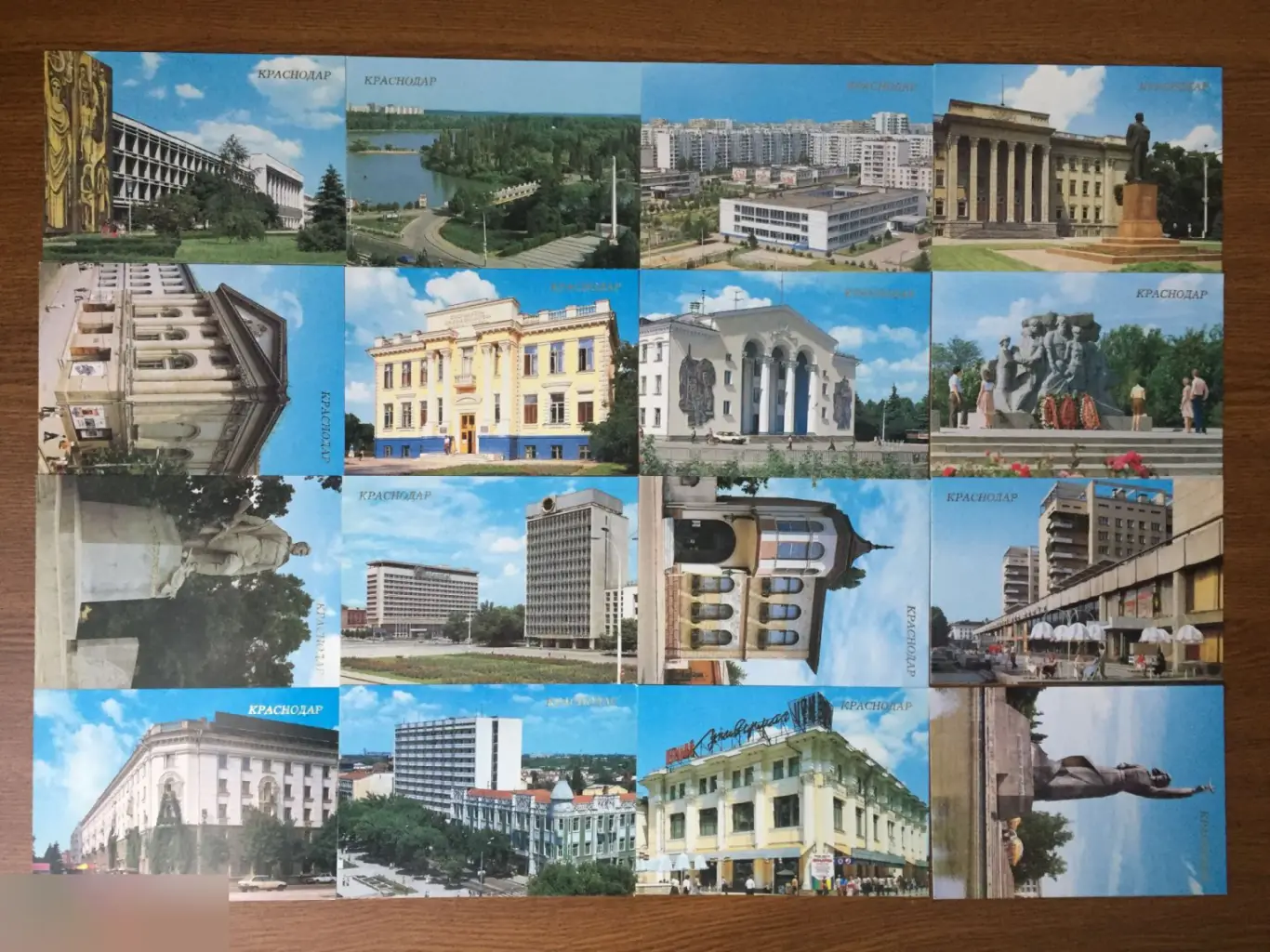 Краснодар набор открыток СССР 1988 3