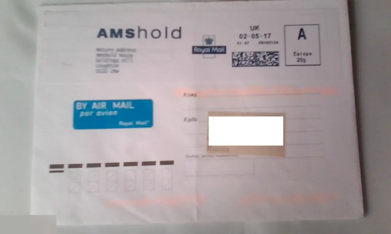 Amshold Великобритания 02.05.2017