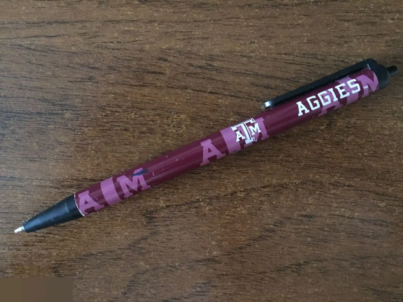 aTm Aggies Texas A&M б/у ручка