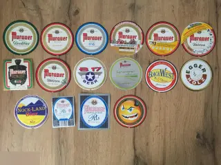 Murauer Австрия пивные этикетки 16 штук