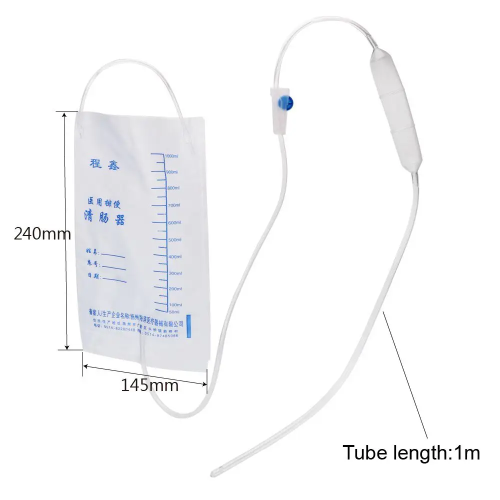 Клизма 1000 мл одноразовая 1