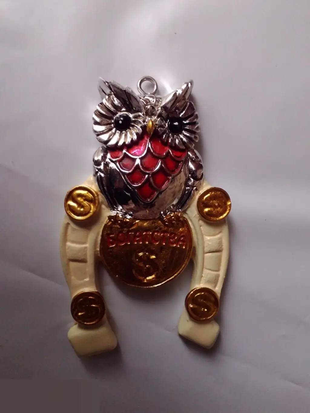 Подкова на счастье "Богатства" из полистоуна 1