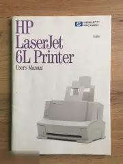HP LaserJet 6L Printer User's Manual 1997 инструкция к принтеру