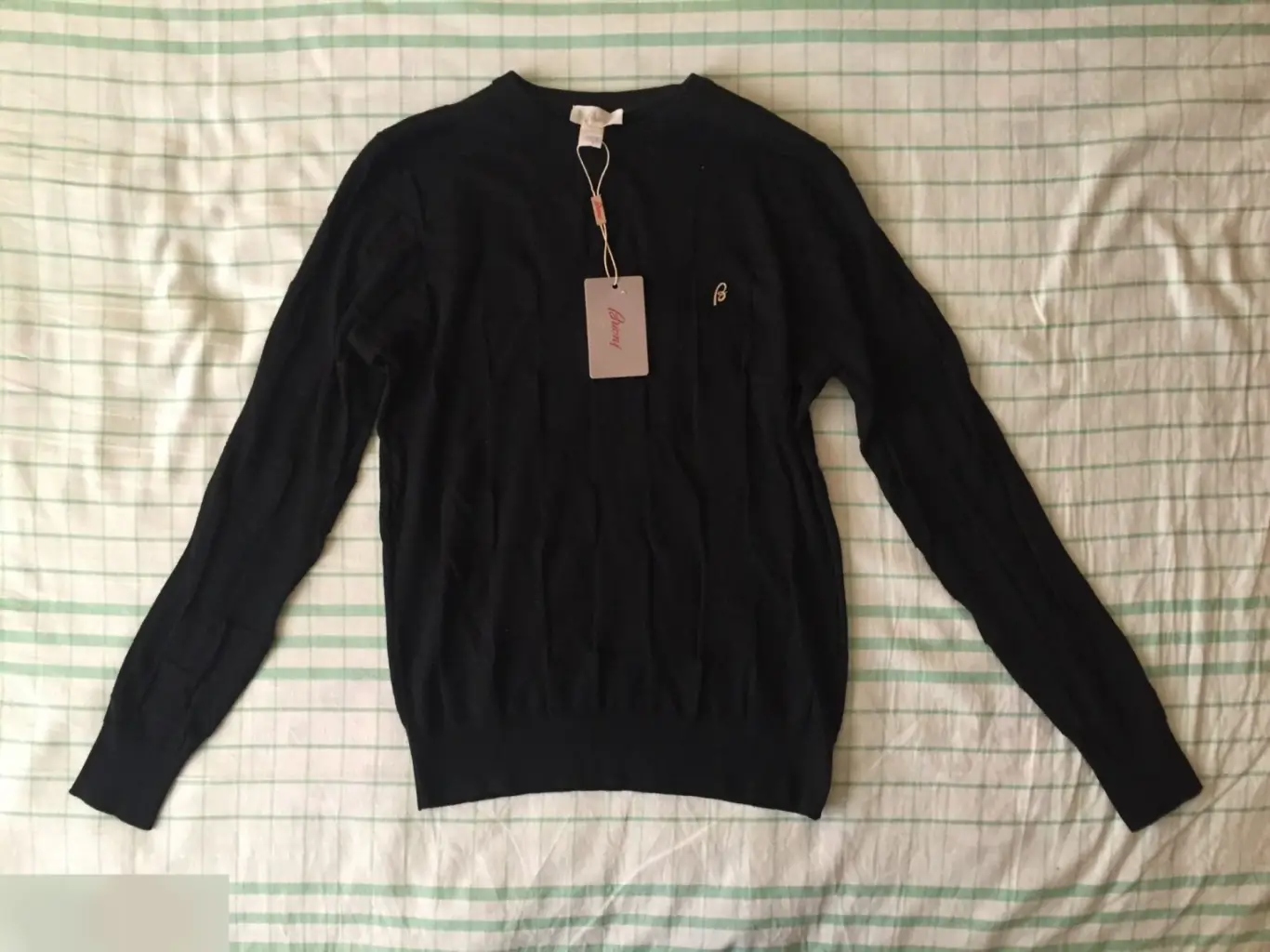 Джемпер Brioni Италия 70% шерсть размер M новый 2