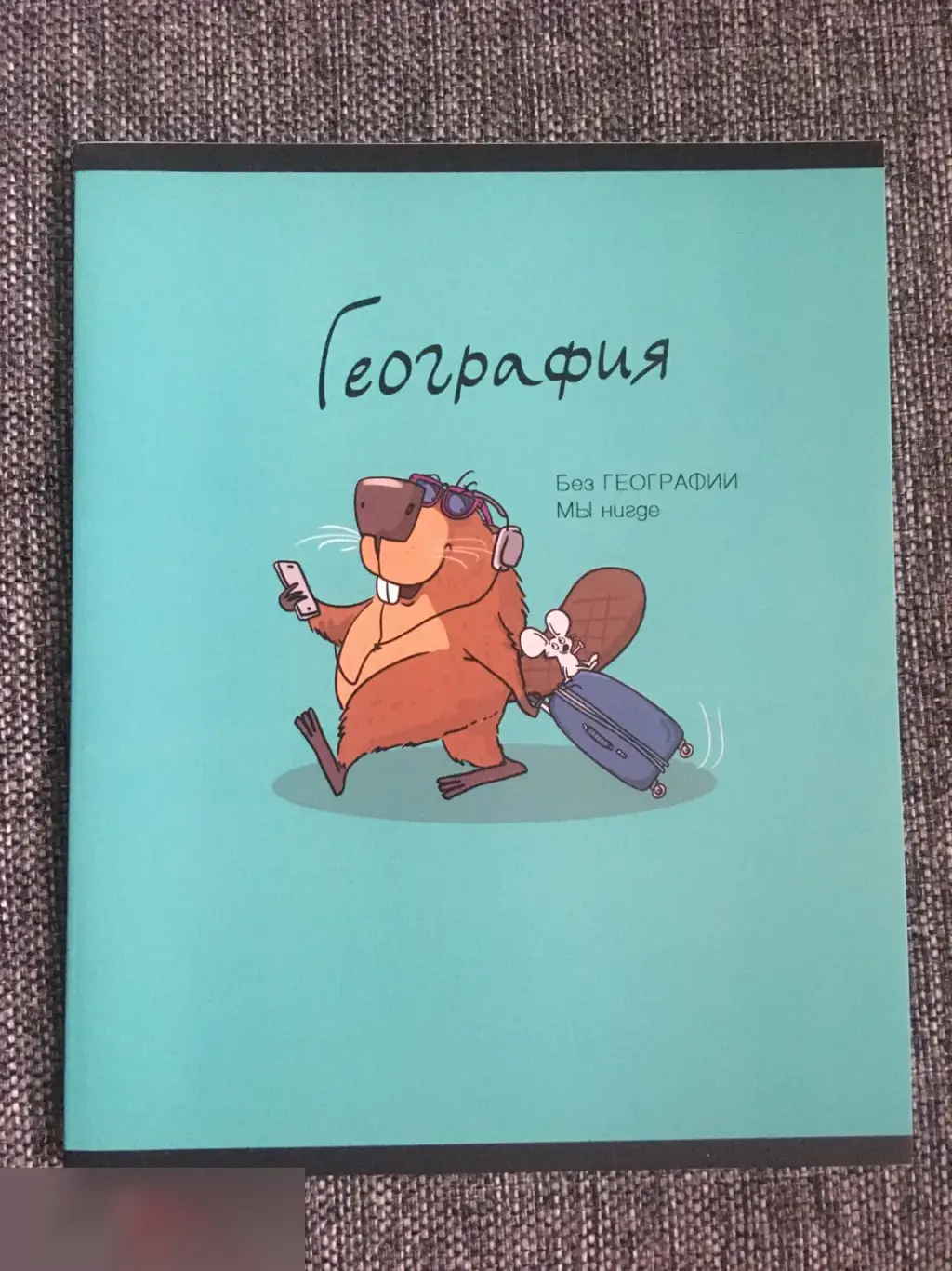 География. Без географии мы нигде тетрадь 40 листов A5 клетка