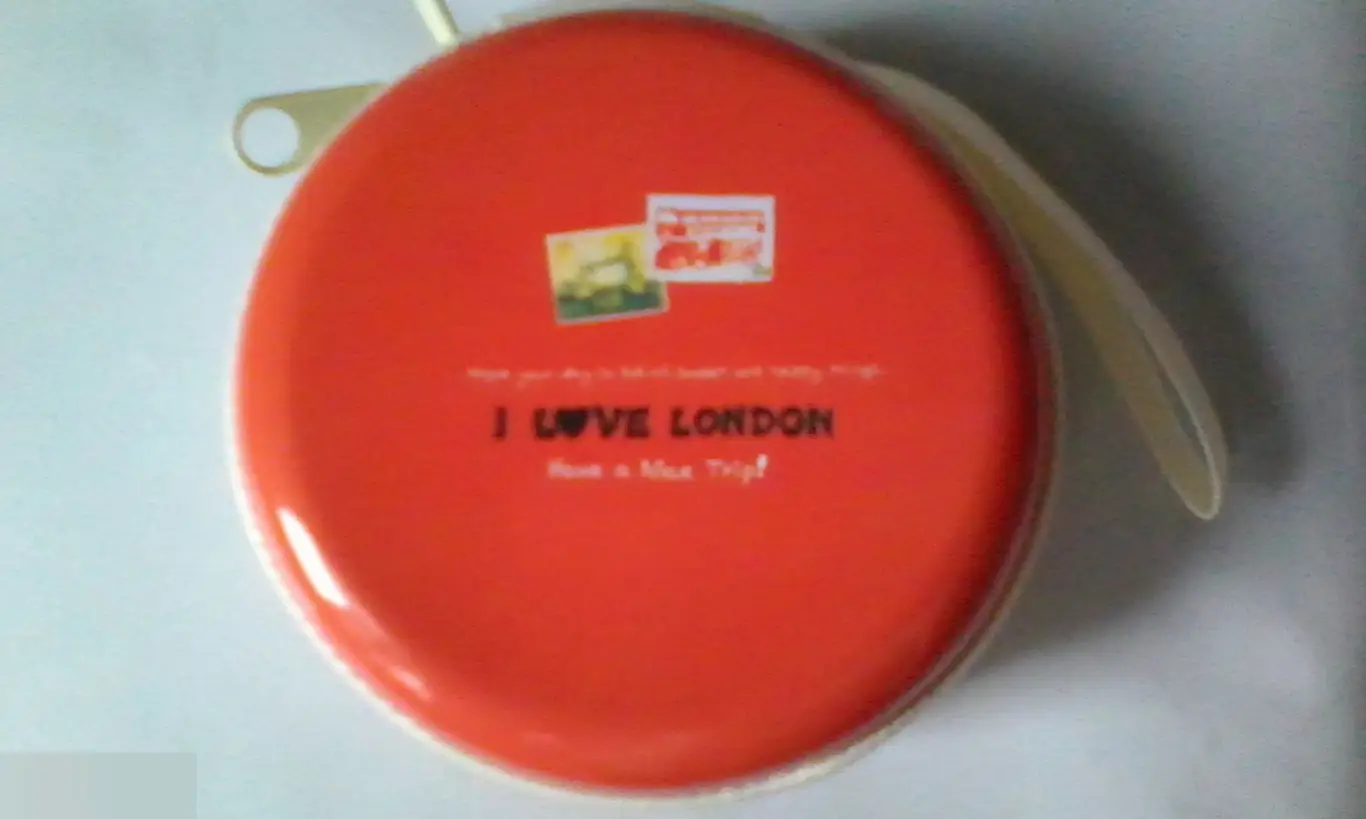 Металлическая круглая коробочка бокс для мелочей таблеток украшений наушников I Love London 1