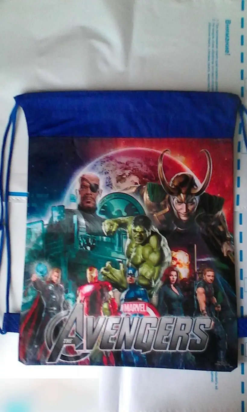 Мешок для обуви двусторонний Marvel The Avengers Марвел Мстители