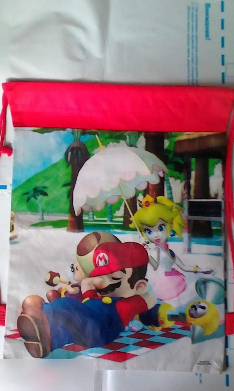 Мешок для обуви двусторонний Марио 1