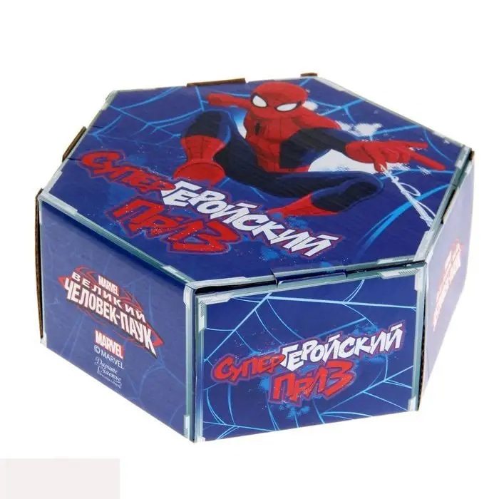 Коробка подарочная Супергеройский приз Человек-Паук 23х20х9 см