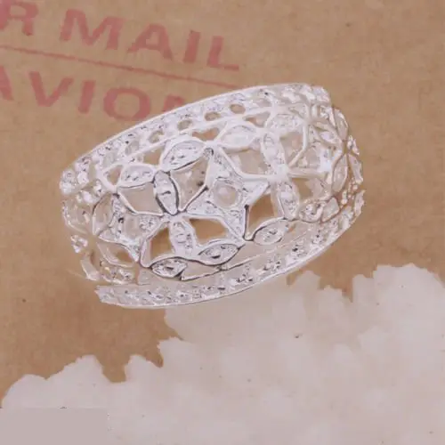 Кольцо покрытие серебро