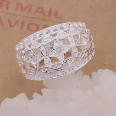 Кольцо покрытие серебро