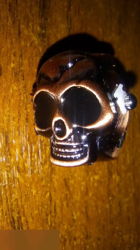 Кольцо-часы Череп