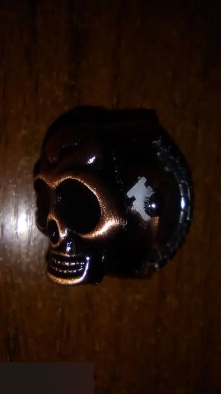 Кольцо-часы Череп 1