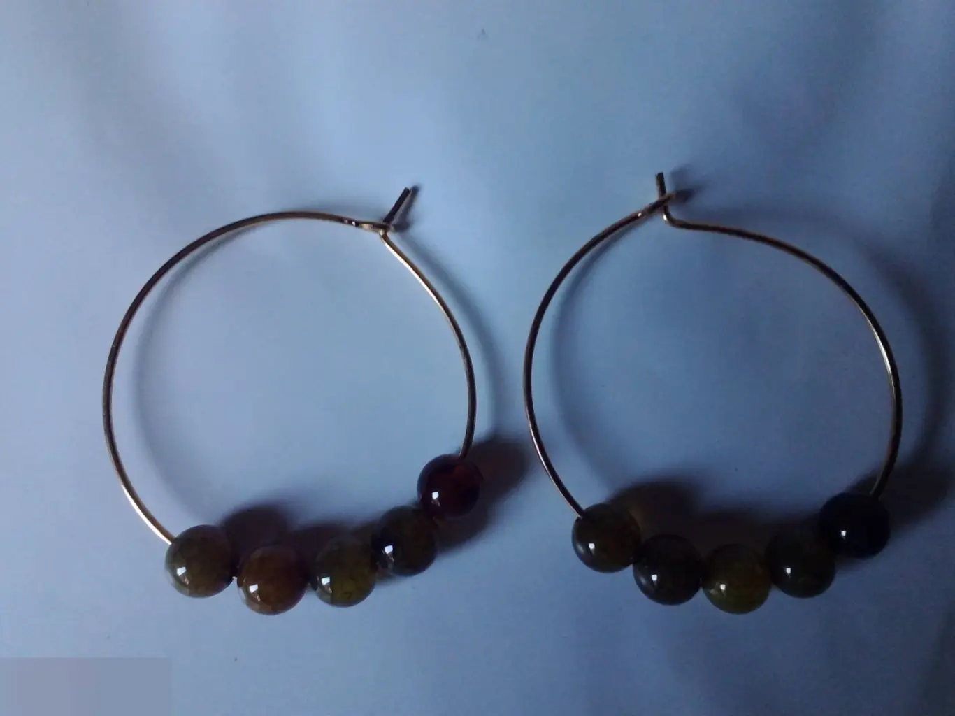 Серьги агат