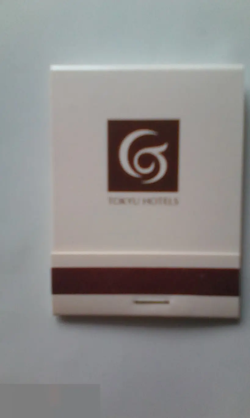 Коробок спичек новый полный спички-книжка Япония Tokyu Hotels