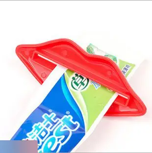 Выдавливатель для тюбиков давилка губы красная дозатор 1