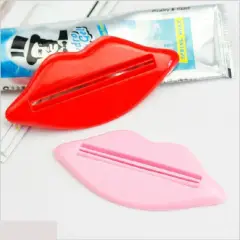 Выдавливатель для тюбиков давилка губы красная дозатор