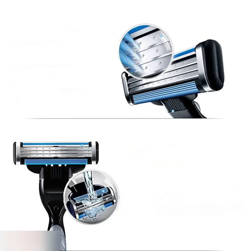 Лезвия кассеты для бритья Mach3 Китай 4 штуки