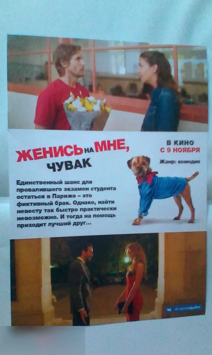 Флаер листовка Женись на мне, чувак 1