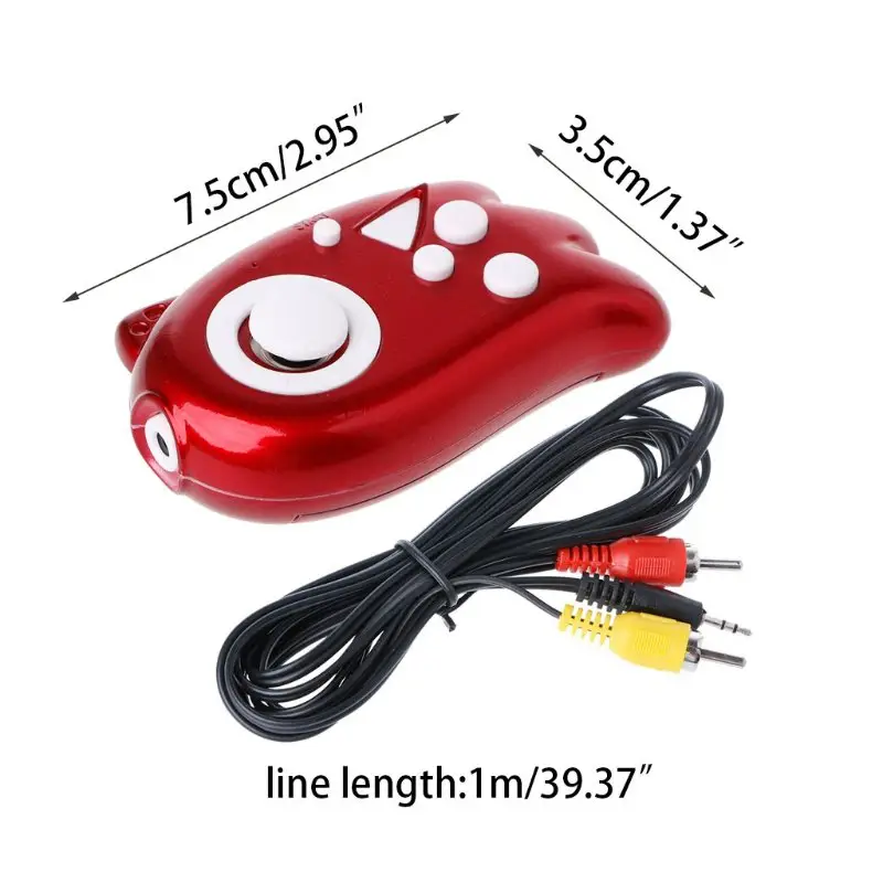 Портативная игровая приставка консоль с встроенными играми 8 бит синяя 3